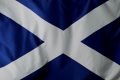 Britain. Scotland independence. Flag of Scotland pictured.