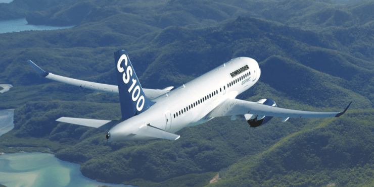 Bombardier C100 passenger aircraft