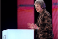 Theresa May at the CBI