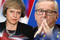 withdrawal agreement Jean-Claude Juncker Theresa-May